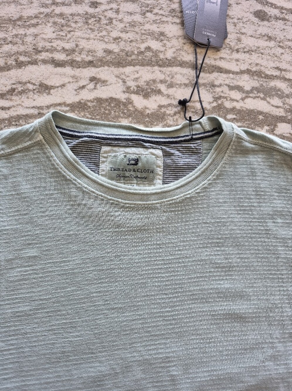 Thread & Cloth Pigment Garment Dyed Shirt New Size Medium